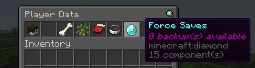 InventoryRollbackPlus restore menu